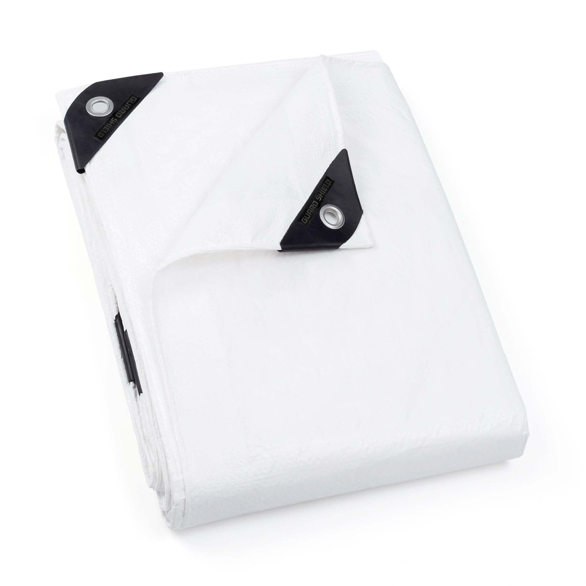 GUARD SHIELD Tarp White 9x15 Feet Multi Purpose Waterproof Poly
